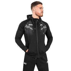 UFC Adrenaline by Venum Replica Herren Zip Hoodie / Black / Medium